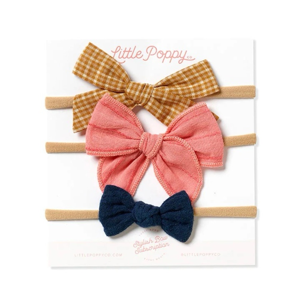 Little Poppy Co The Gwen Bow Clip Set - August 2020